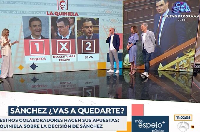 La decisión de Pedro Sánchez provoca una discusión a dos bandas de Gonzalo Miró en “Espejo Público”