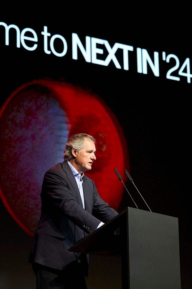 José Ángel Entrecanales, CEO de ACCIONA, durante la inauguración del evento