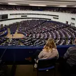 Celebración de la última sesión plenaria del Parlamento Europeo en la sede de Estrasburgo antes de la celebrac