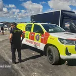  Bomberos en el circuito de velocidad Ángel Nieto