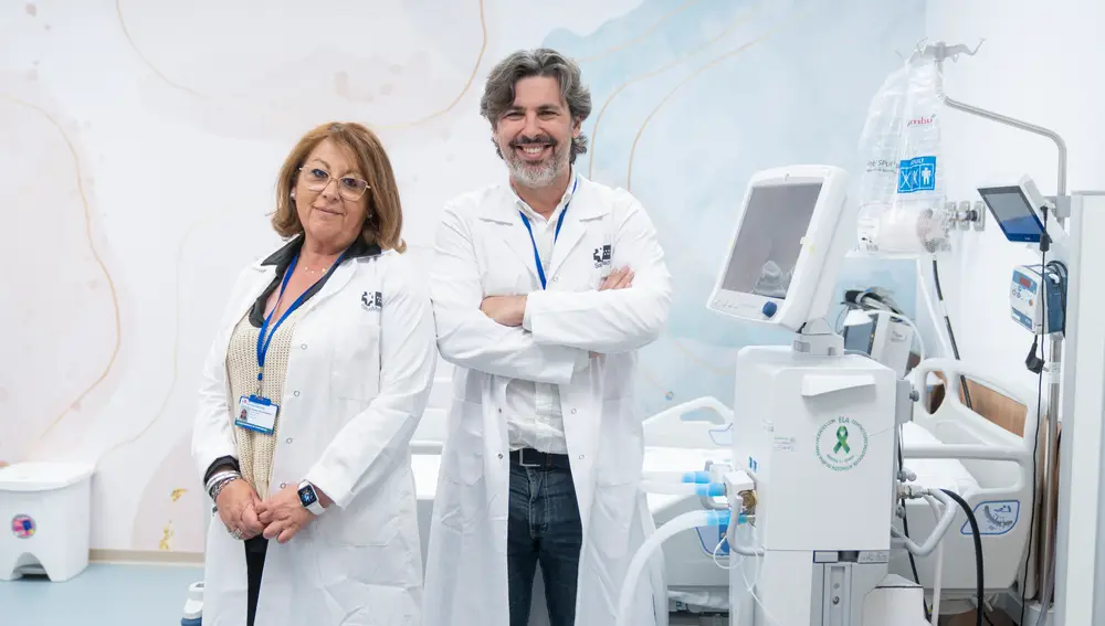 El Hospital Zendal de Madrid atiende a pacientes de ELA. David Jar
