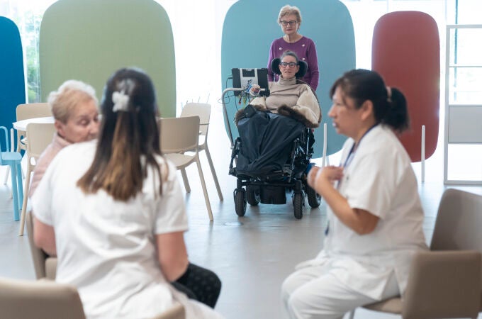 El Hospital Zendal de Madrid atiende a pacientes de ELA. David Jar