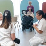 El Hospital Zendal de Madrid atiende a pacientes de ELA. David Jar