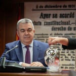 Santos Cerdan comparece en la comision de investigacion del Senado por el caso mascarillas. 