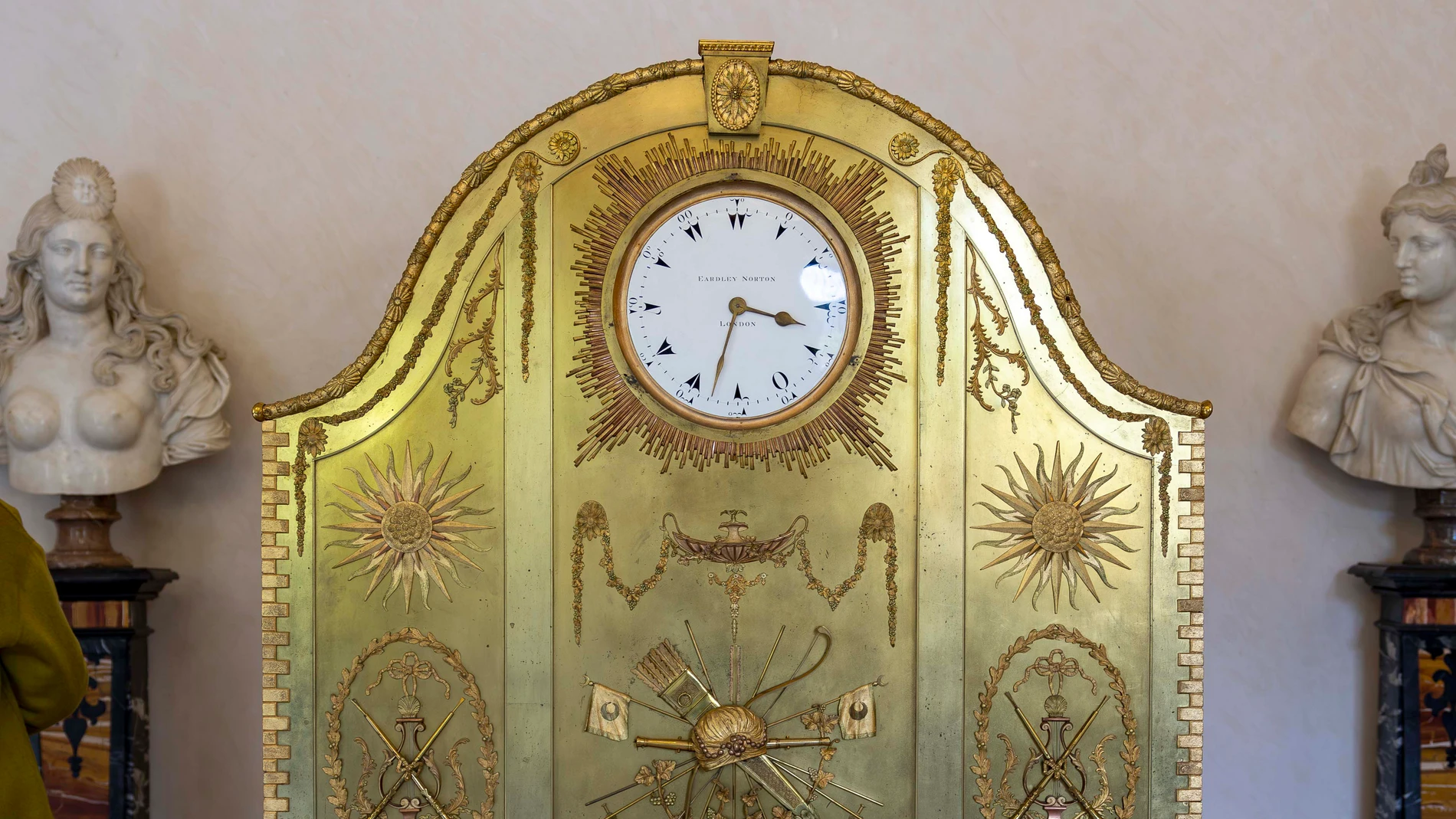  'Reloj organizado turco' de la Sala Hércules del Palacio Real de la Granja