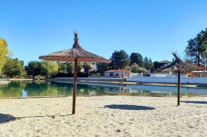 Imagen del Lago Playamonte, situado en la localidad valenciana de Navarrés