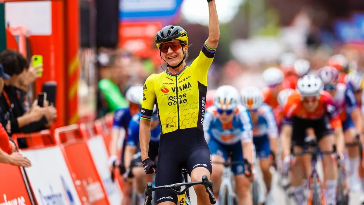 Marianne Vos gana la etapa, pero no llega al liderato