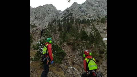 Muere un excursionista en Saldes (Barcelona) al resbalar por una pendiente del Pedraforca