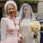 El vestido de novia de Eugenia Gil Muñoz.