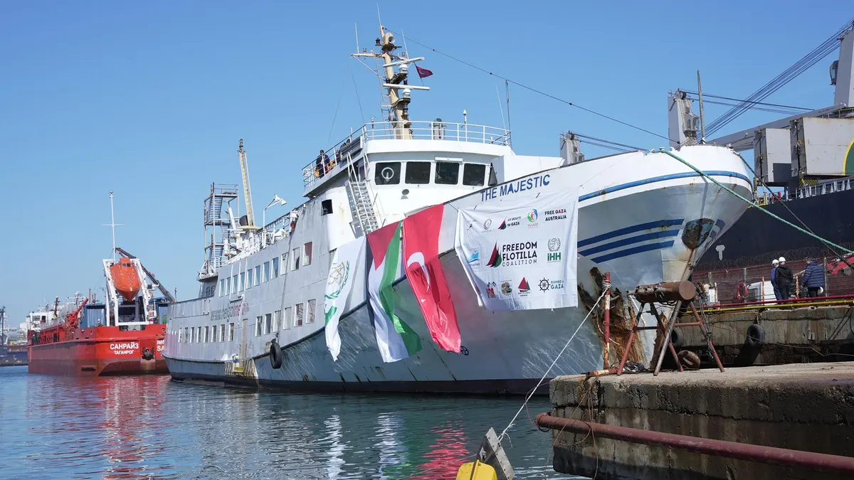 La Flotilla de la Libertad culpa a Israel del “bloqueo” en Turquía pero reitera su deseo de zapar a Gaza