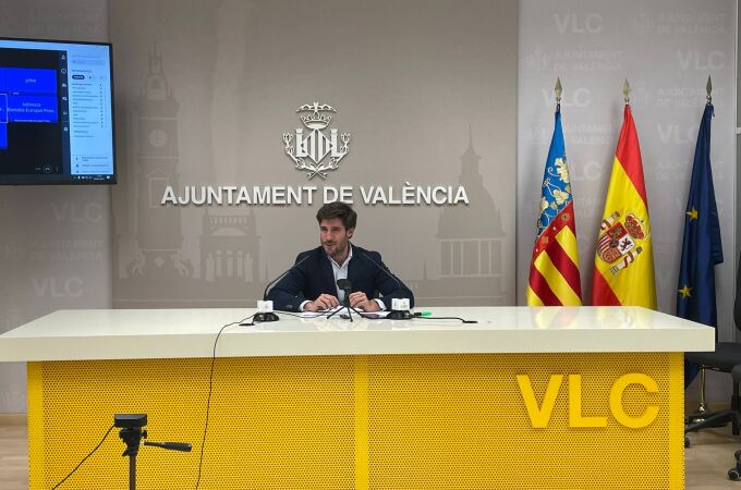 El portavoz del equipo de Gobierno del Ayuntamiento de Valencia, Juan Carlos Caballero