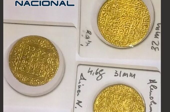 Algunas de las monedas que se han incautado