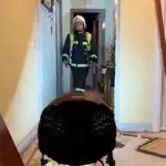 Los bomberos acudieron al lugar de los hechos