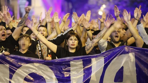 Celebración en Cibeles del título de Liga del Real Madrid.