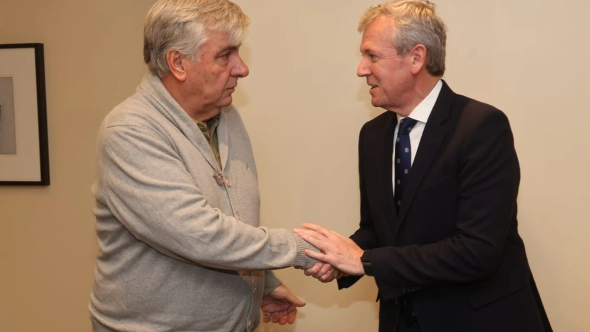 Rueda se reunión con el subsecretario de Pesca de la Nación, Juan Antonio López Cazorla.