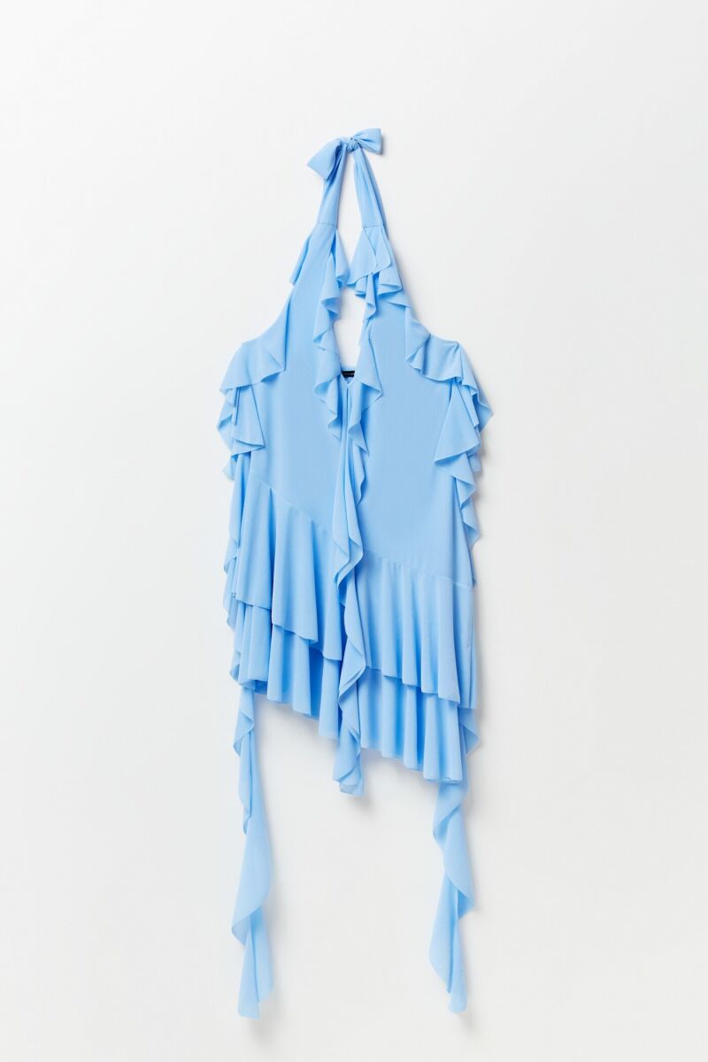 Vestido volantes