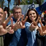 Feijóo arropa a candidatos del PPC en Salou (Tarragona)