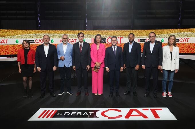  Debate electoral organizado con los candidatos a las elecciones catalanas del 12 de mayo.