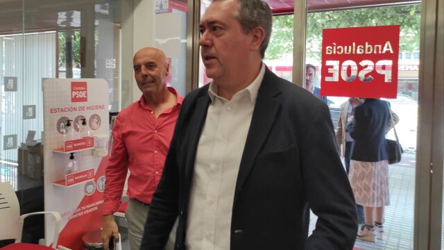El secretario general del PSOE-A, Juan Espadas