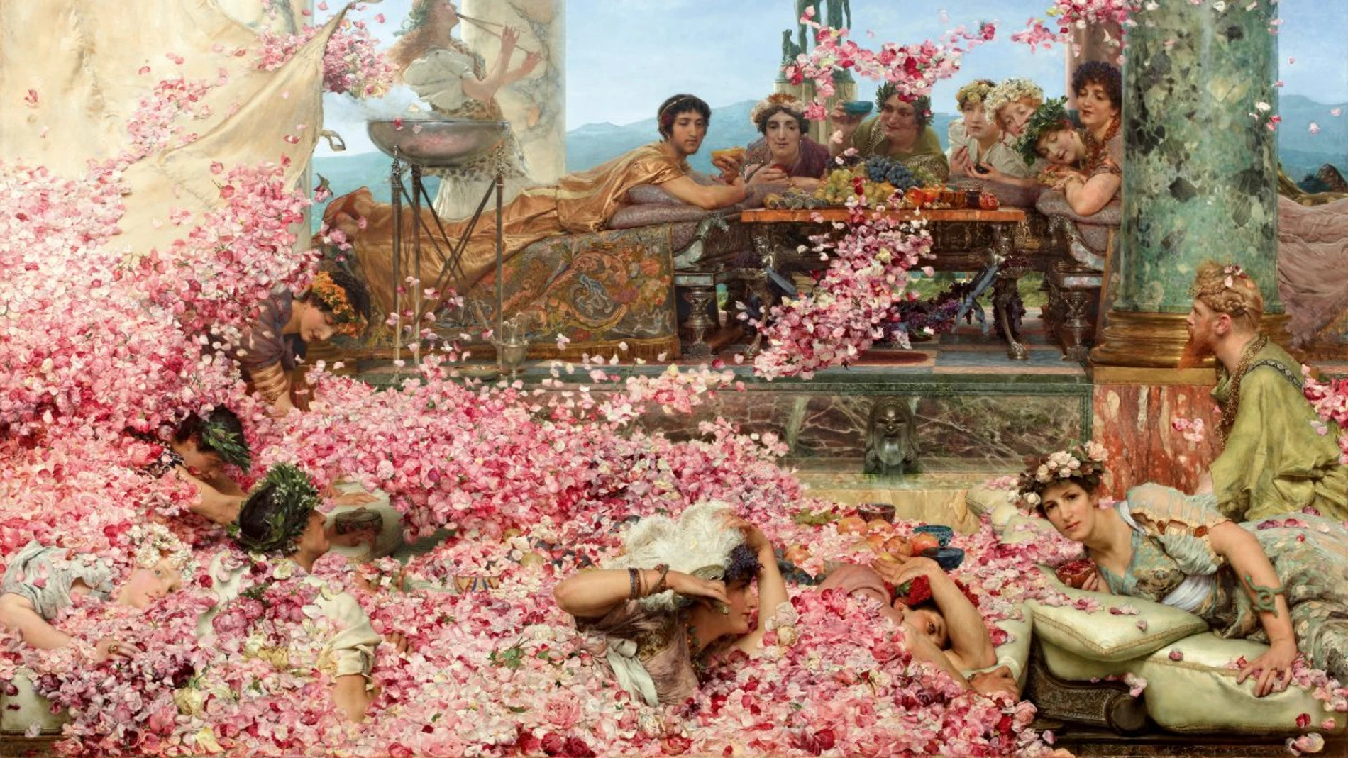"Las rosas de Heliogábalo", de Sir Lawrence Alma-Tadema