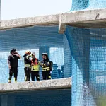 MADRID.-Sucesos.- Un obrero relata el "terror" al ver como el forjado caía sobre sus compañeros en el edificio de Fuencarral