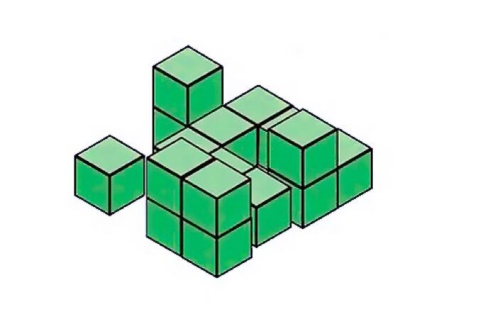 Tienes 120 segundos para contar cuántos cubos hay en la imagen