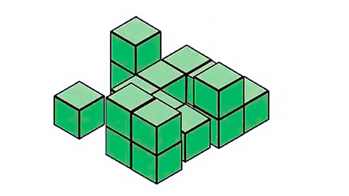 Desafío visual: ¿Cuántos cubos puedes contar en esta imagen? Solo tienes 2 minutos