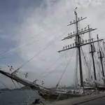 El buque escuela español &#39;Juan Sebastián de Elcano&#39; llega a Panamá para estrechar lazos