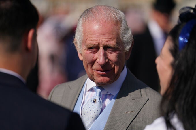 Carlos III, ayer en Buckingham