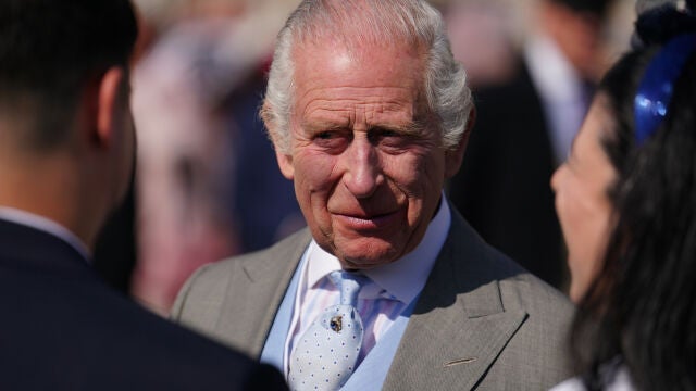 Carlos III, ayer en Buckingham