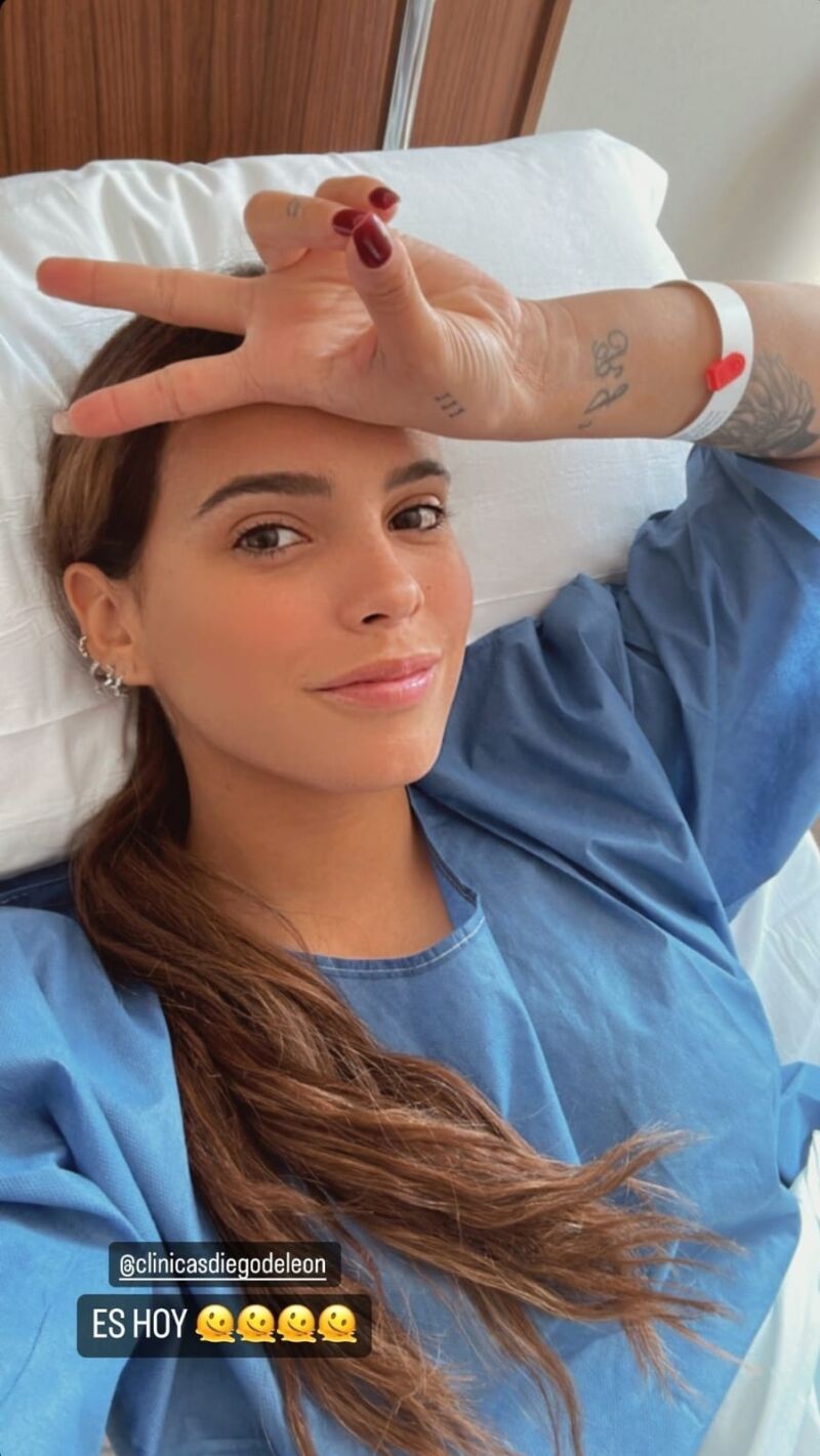 Gloria Camila a punto de ser operada