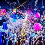 Imagen de una fiesta Elrow, marca de la casa