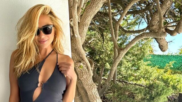 Marta Sánchez y su posado en bañador. 