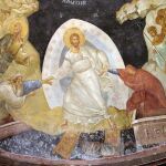 Icono de la "Anástasis", del Monasterio de San Salvador , Chora, Bizancio.