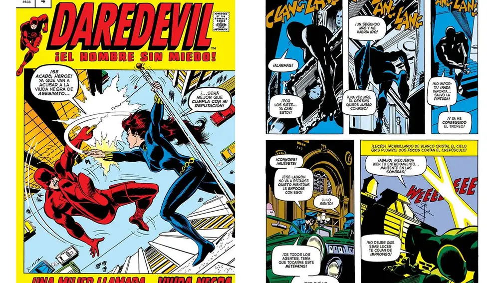 Marvel Gold Daredevil 4 - Una mujer llamada... Viuda Negra