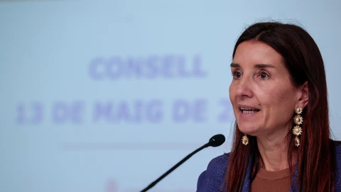 La consellera de Hacienda, Economía y Administración Pública y portavoz del Consell, Ruth Merino, informa de los asuntos tratados en la reunión del Pleno del Consell