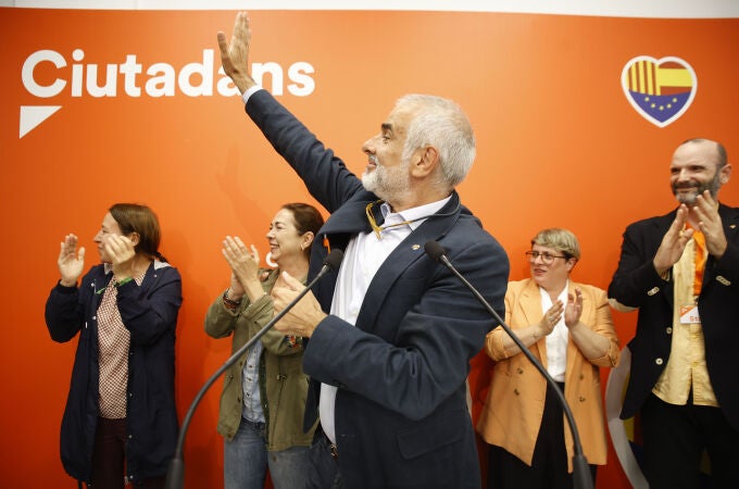 Carlos Carrizosa, candidato de Ciudadanos, que hizo gala de elegancia en su comparecencia del domingo