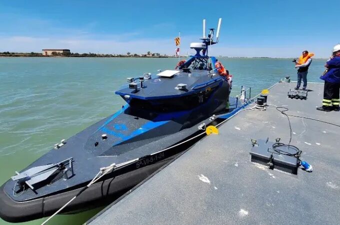 Así es el USV Poniente, el futurista buque no tripulado que prueba Navantia