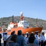El BIO 'Hespérides' regresa a Cartagena tras finalizar su misión científica en la Antártida