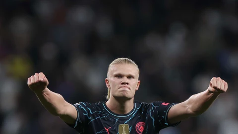 Haaland marcó los dos goles del City ante el Tottenham