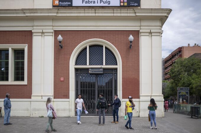 La estación de Fabra i Puig, en Barcelona