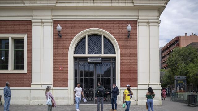 La estación de Fabra i Puig, en Barcelona