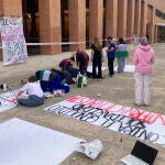 La acampada pro Palestina de la Complutense cumple su primera semana y pide agua y comida