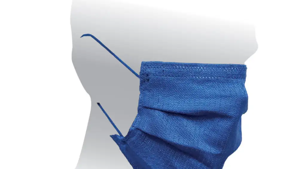 Mascarilla azul