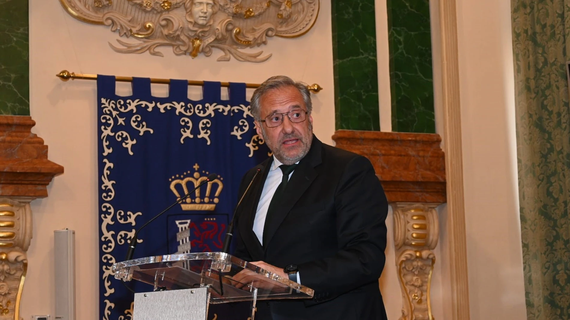 Carlos Pollán durante su intervención en Badajoz 