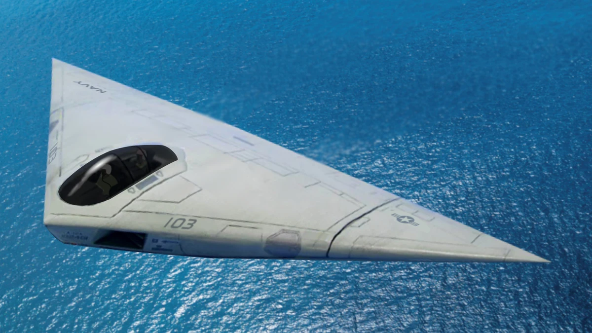 “Dorito Volador”: así el caza fantasma de EE UU que pudo cambiar la guerra aérea