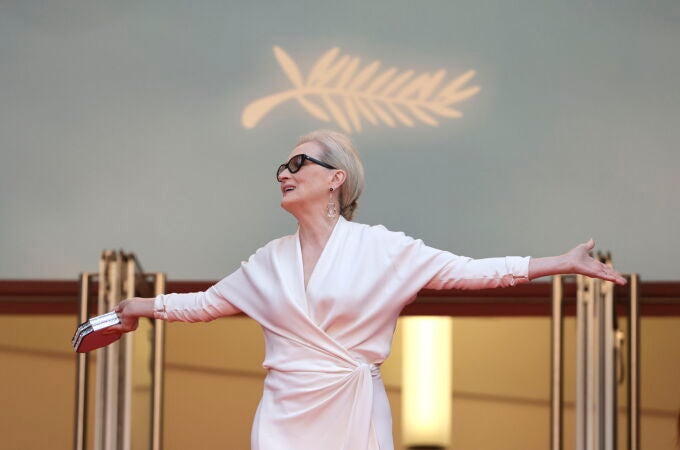 Meryl Streep en la ceremonia inaugural de Cannes 2024.