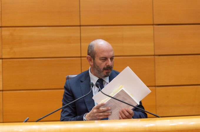 Pedro Rollán alaba la "coherencia" de Lambán al no participar en la votación en el Senado sobre la ley de amnistía