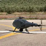 Imagen del dron español A900 durante su evaluación en Jaén