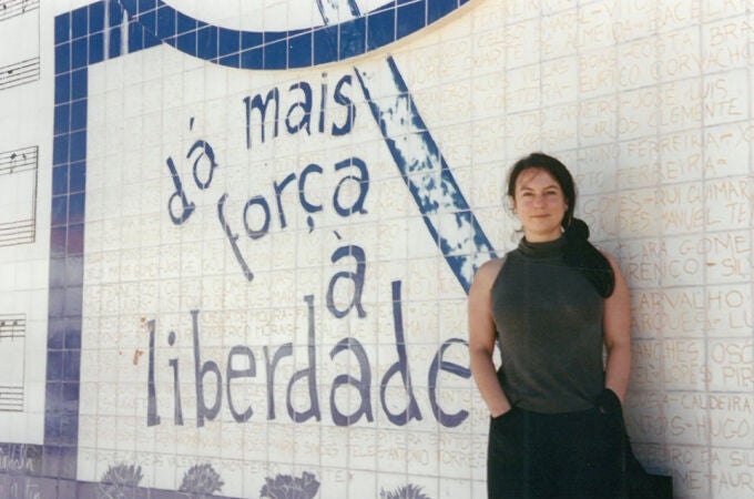 Luísa Villalta en Portugal. 